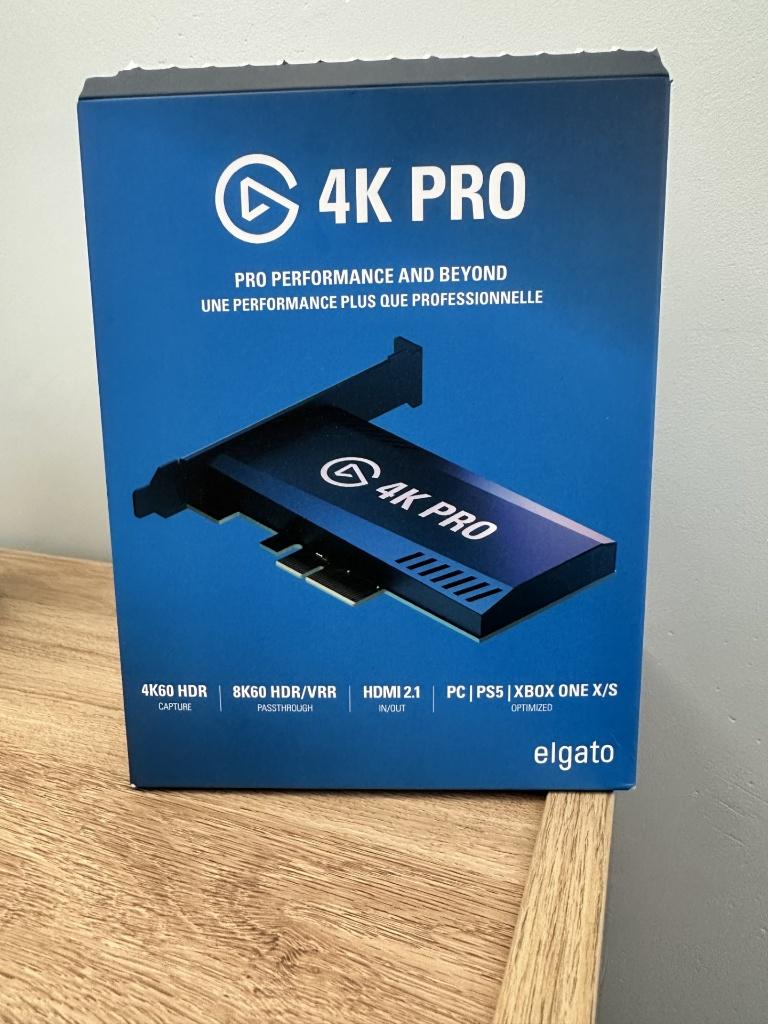 Elgato 4K Pro HDMI 2.1 Capture Card PCIe + Doos, Ophalen, Zo goed als nieuw
