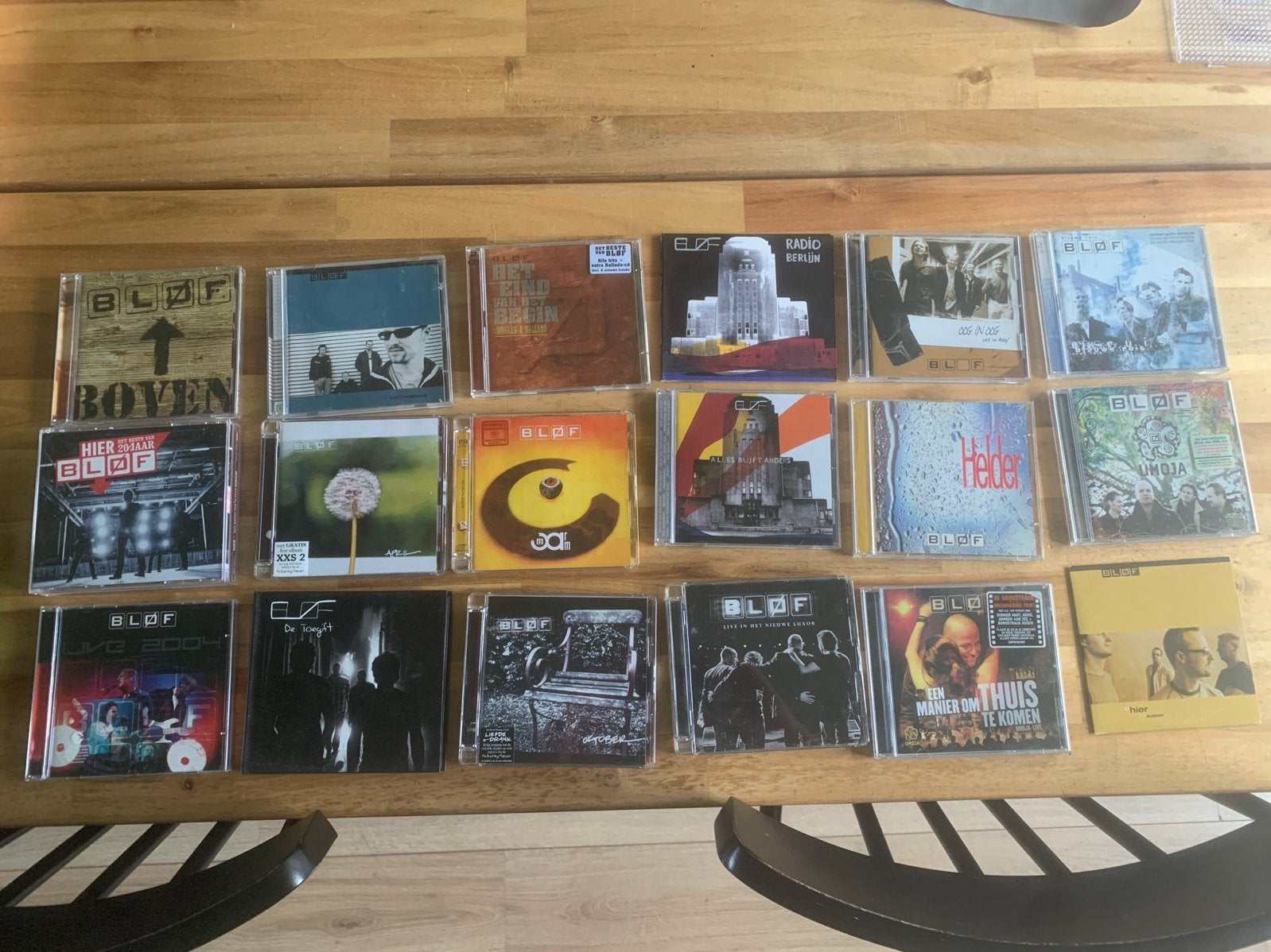 BLØF CD-collectie: 17 albums, inclusief gesigneerde CD, Gebruikt, Ophalen of Verzenden, Verzamelalbum, Pop