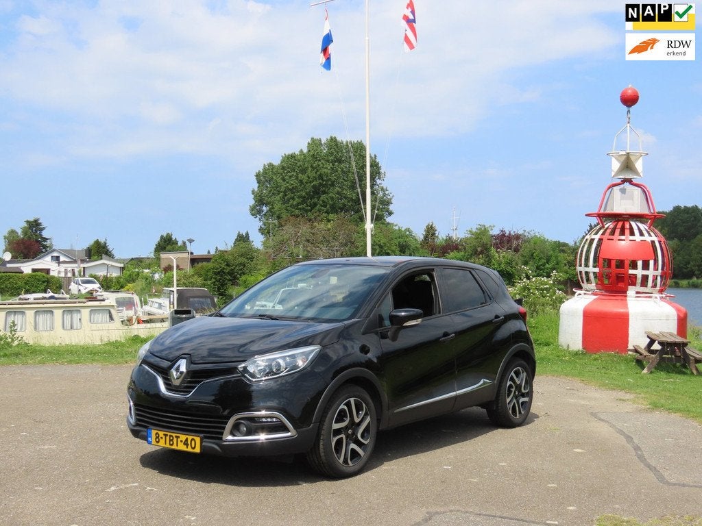 Renault Captur 0.9 TCe Dynamique *NAVI *KEYLESS *CAMERA *2e, Auto's, Voorwielaandrijving, Stof, Gebruikt, Zwart