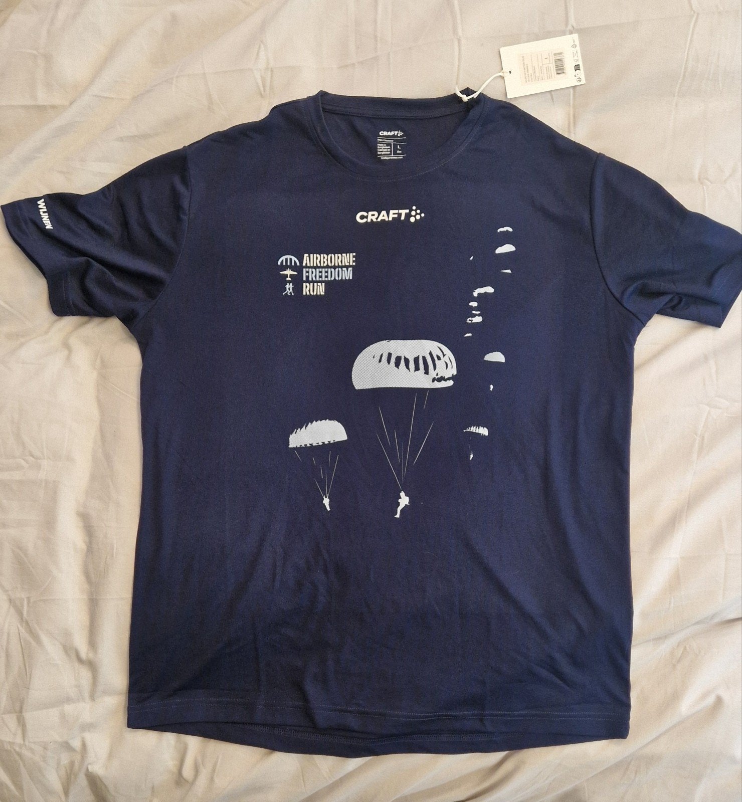 Craft Airborne Freedom Run T-shirt - 2025 Maat  L, Overige merken, Nieuw, Ophalen of Verzenden, Kleding