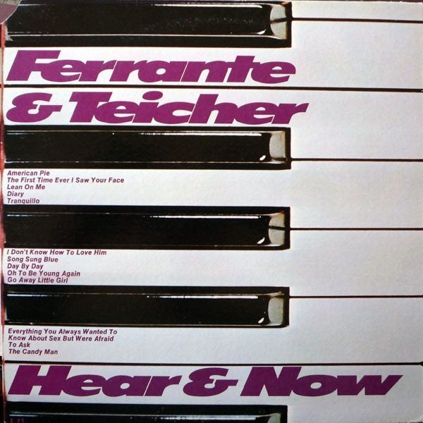 Ferrante & teicher ‎  hear and now  lp, LP, Pop, Zo goed als nieuw, 12 inch