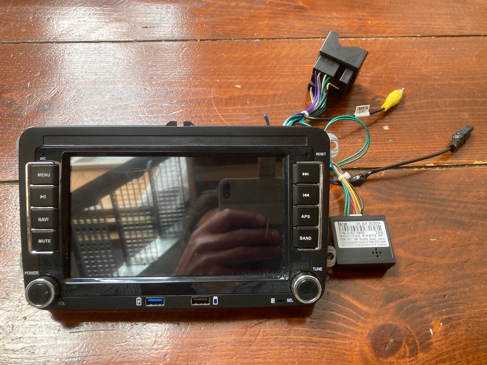 7-inch android autoradio voor verschillende Volkswagens, Auto diversen, Autoradio's, Ophalen, Zo goed als nieuw