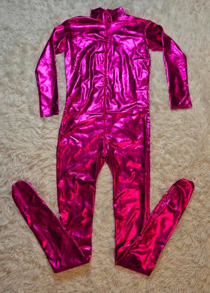 Lak catsuit nieuw maat M, Kleding | Dames, Verzenden
