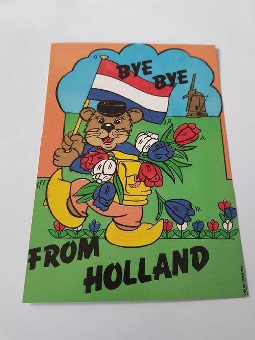 Kaart Bye Bye From Holland, Ophalen of Verzenden, 1980 tot heden, Ongelopen, Noord-Holland