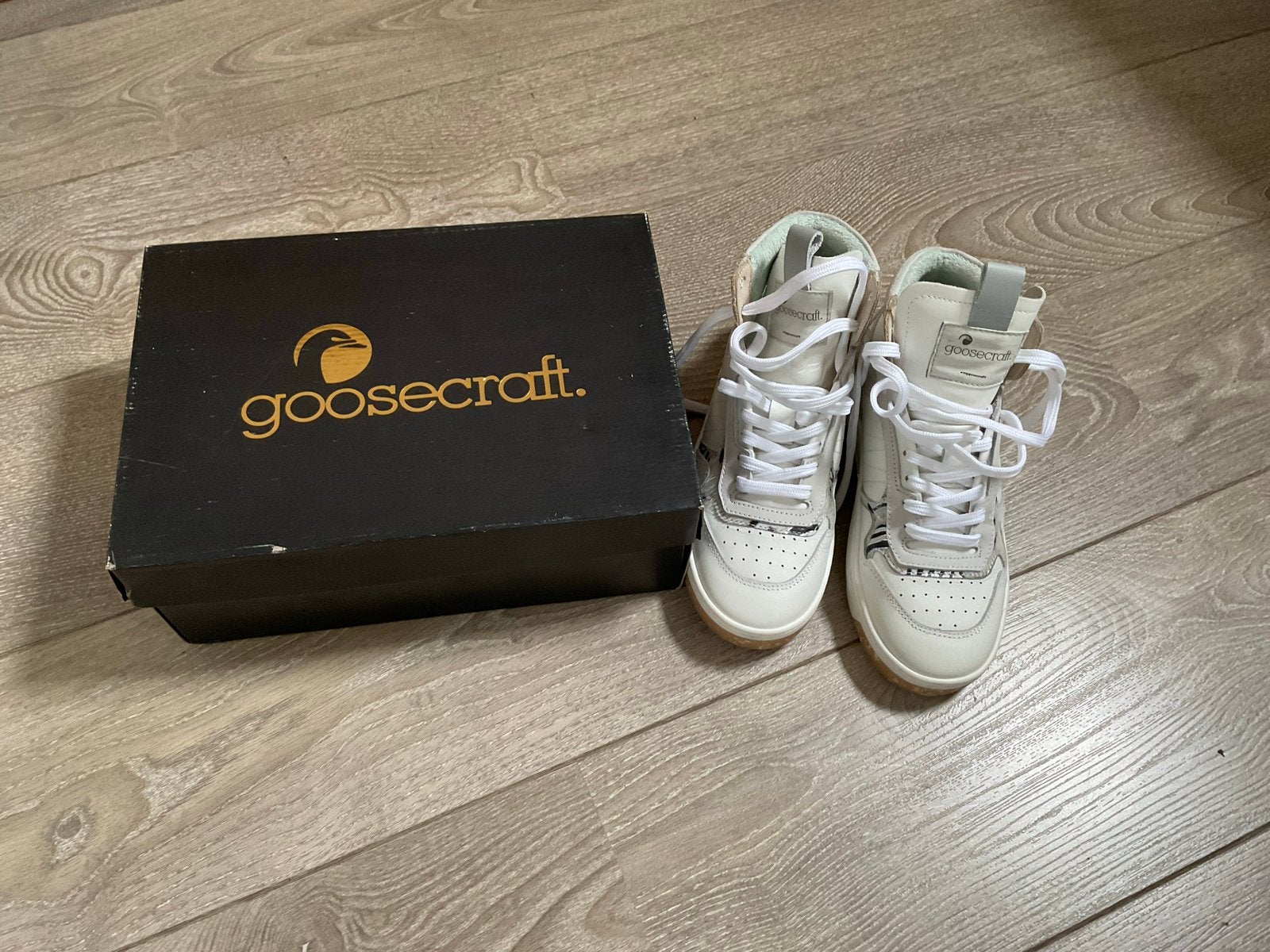 Goosecraft hoge sneakers - Nieuw en ongebruikt - Maat 38, Ophalen, Nieuw, Wit, Sneakers of Gympen