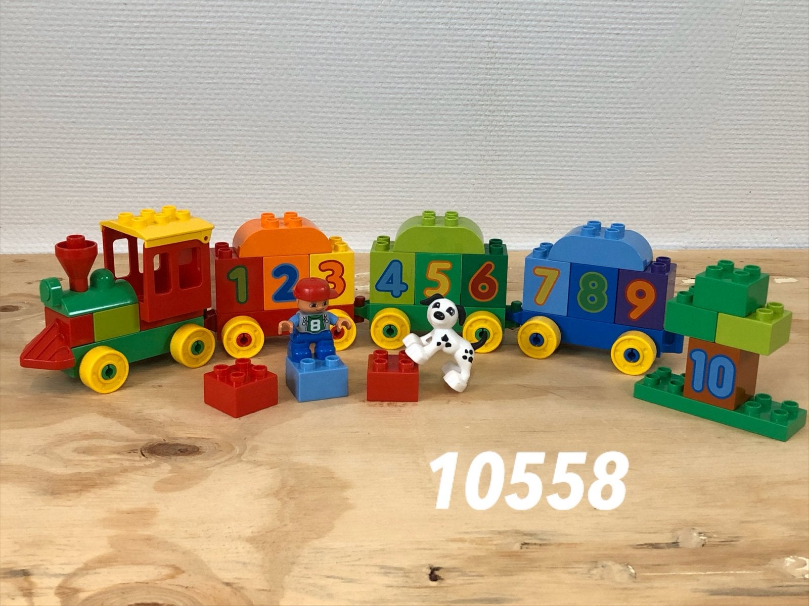 Duplo getallentrein 10558 (compleet) 4, Ophalen of Verzenden, Zo goed als nieuw, Complete set, Duplo
