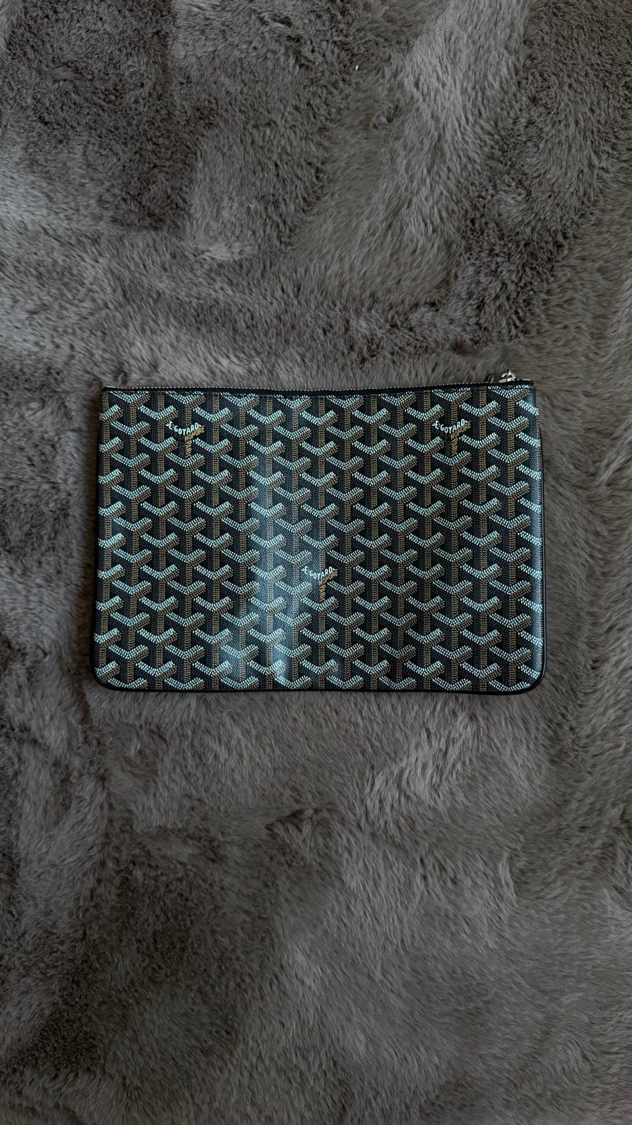 Goyard pouch/toilettas Zwart/Bruin, Overige merken, Zwart, Nieuw, Ophalen of Verzenden