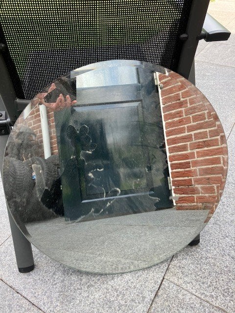 spiegel rond, Ophalen, Rond, Zo goed als nieuw, Minder dan 100 cm