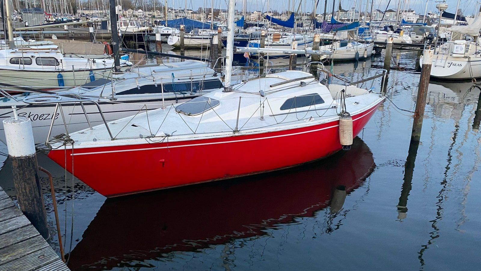 Hunter Sonata 22 - Klassieke Cruiser-Racer uit 1978, Watersport en Boten, Kajuitzeilboten en Zeiljachten, Ophalen, Overige merken