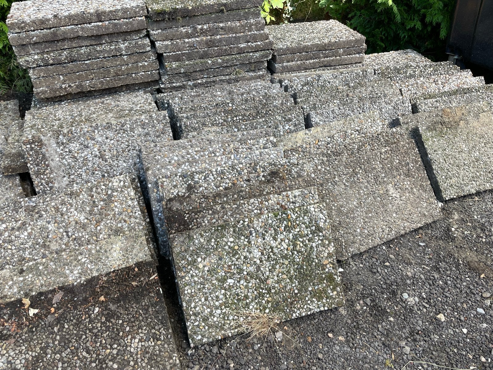 Gratis grindtegels af te halen, Ophalen, Gebruikt, 10 m² of meer, Grind