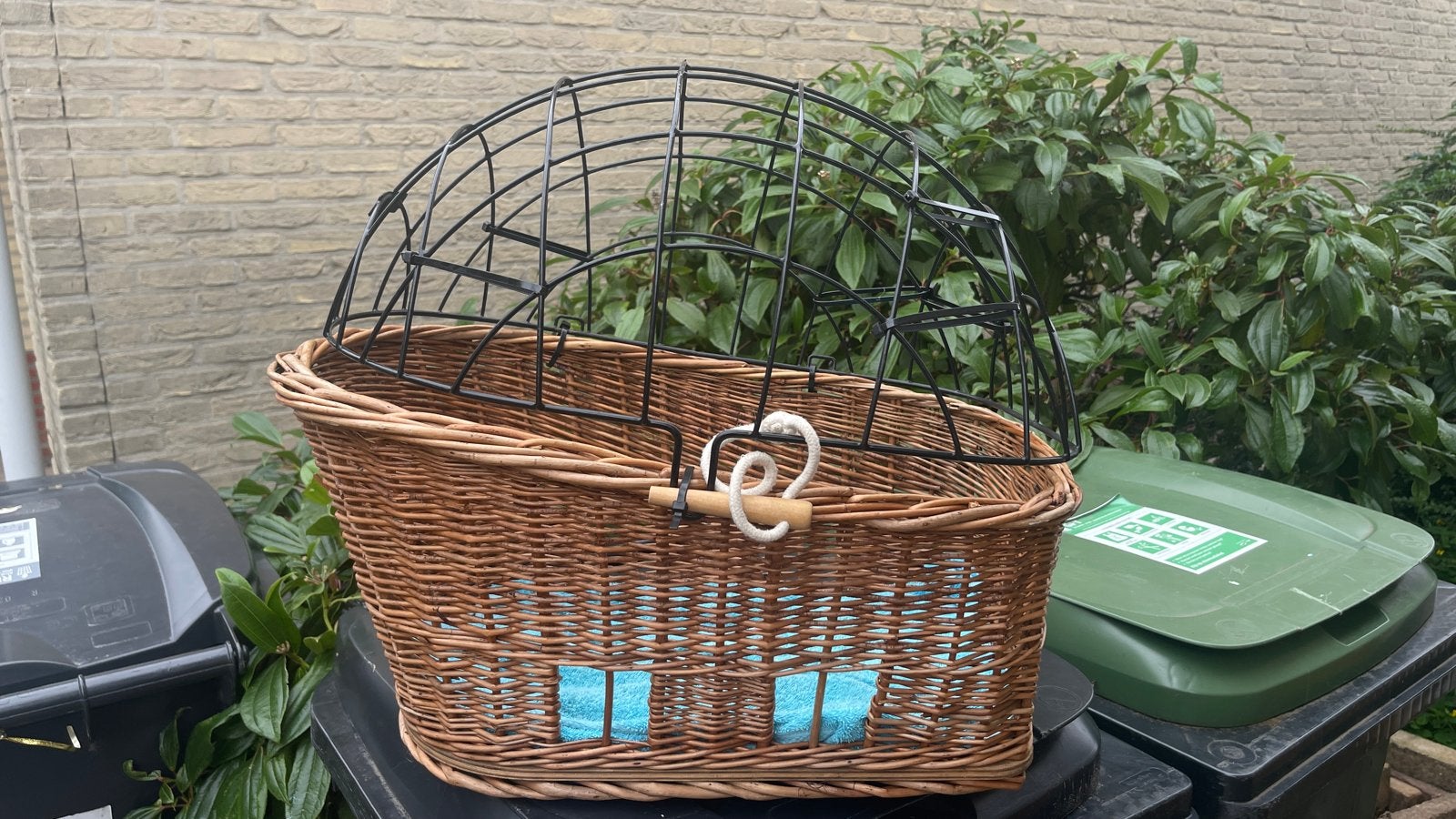 Hondenmand voor fiets met MIK-bevestiging, Ophalen of Verzenden, Gebruikt, Overige typen, Minder dan 20 kg