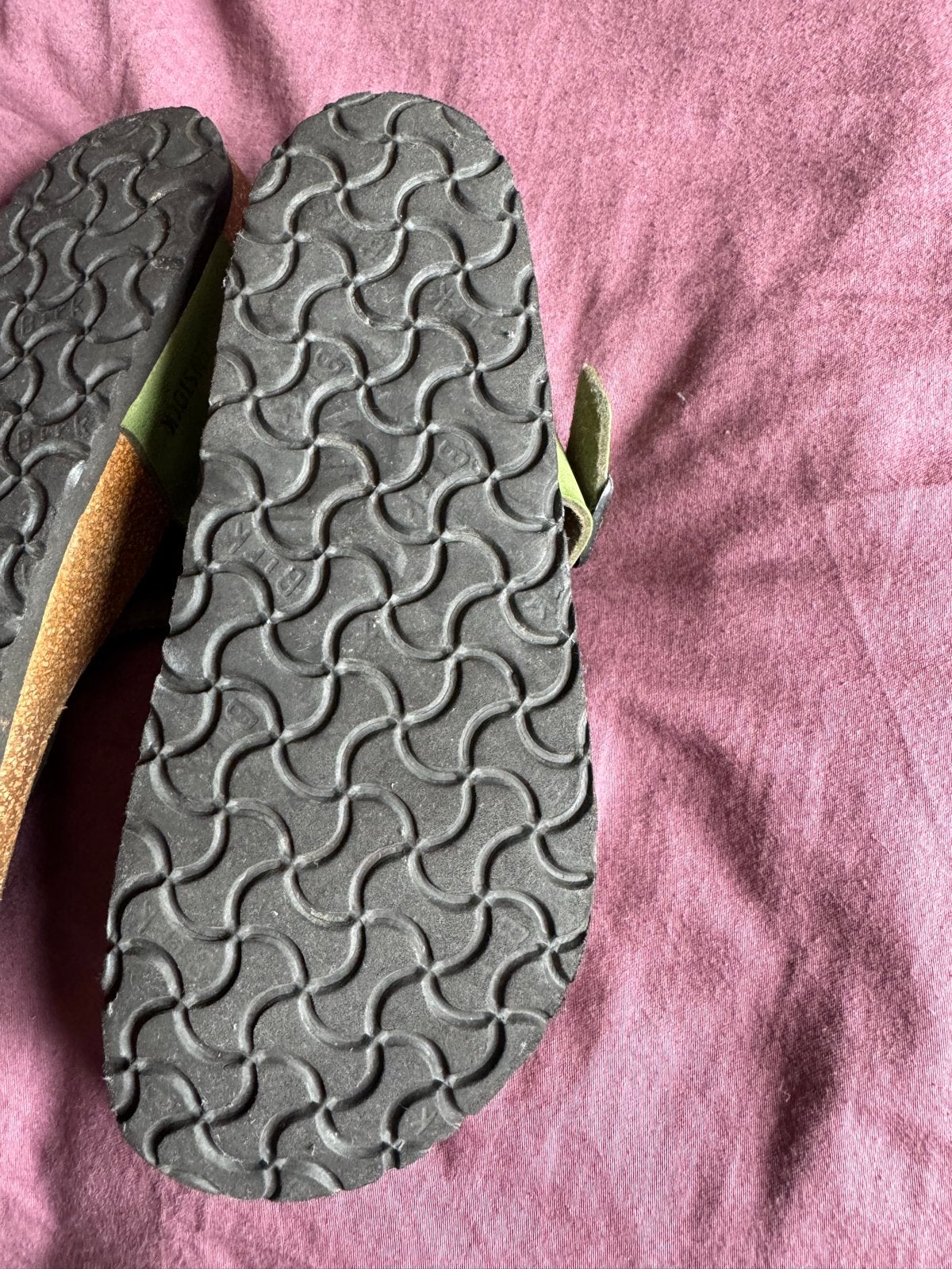 Birkenstocks maat 38 - Groen, Ophalen of Verzenden, Gedragen, Groen, Slippers