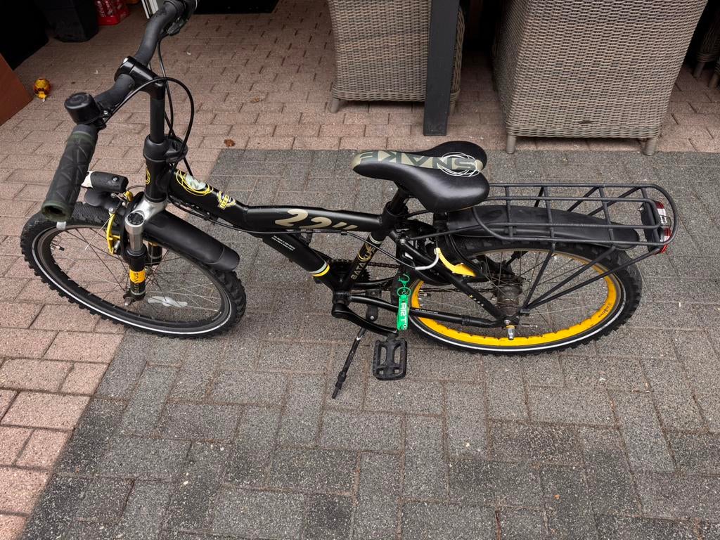 Batavus snake 22 inch fiets, Terugtraprem, 22 inch, Gebruikt, Versnellingen