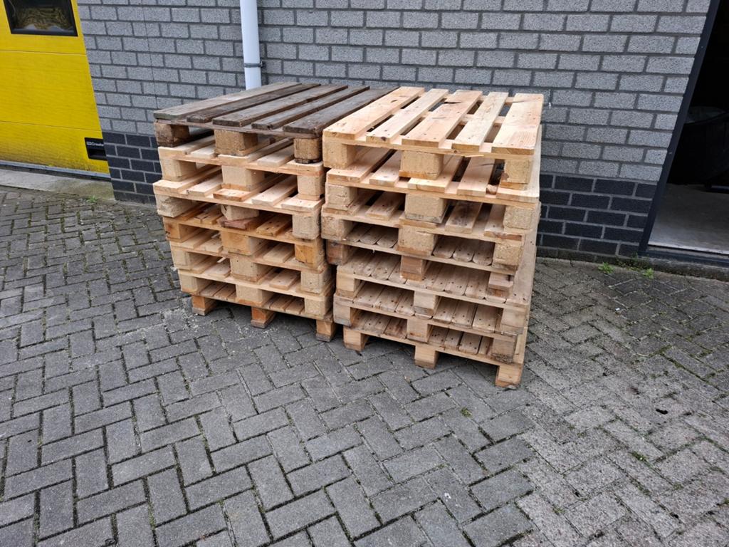 Pallets, Europallets, Doe-het-zelf en Verbouw, Hout en Planken, Ophalen, Overige houtsoorten, Minder dan 200 cm, Pallet