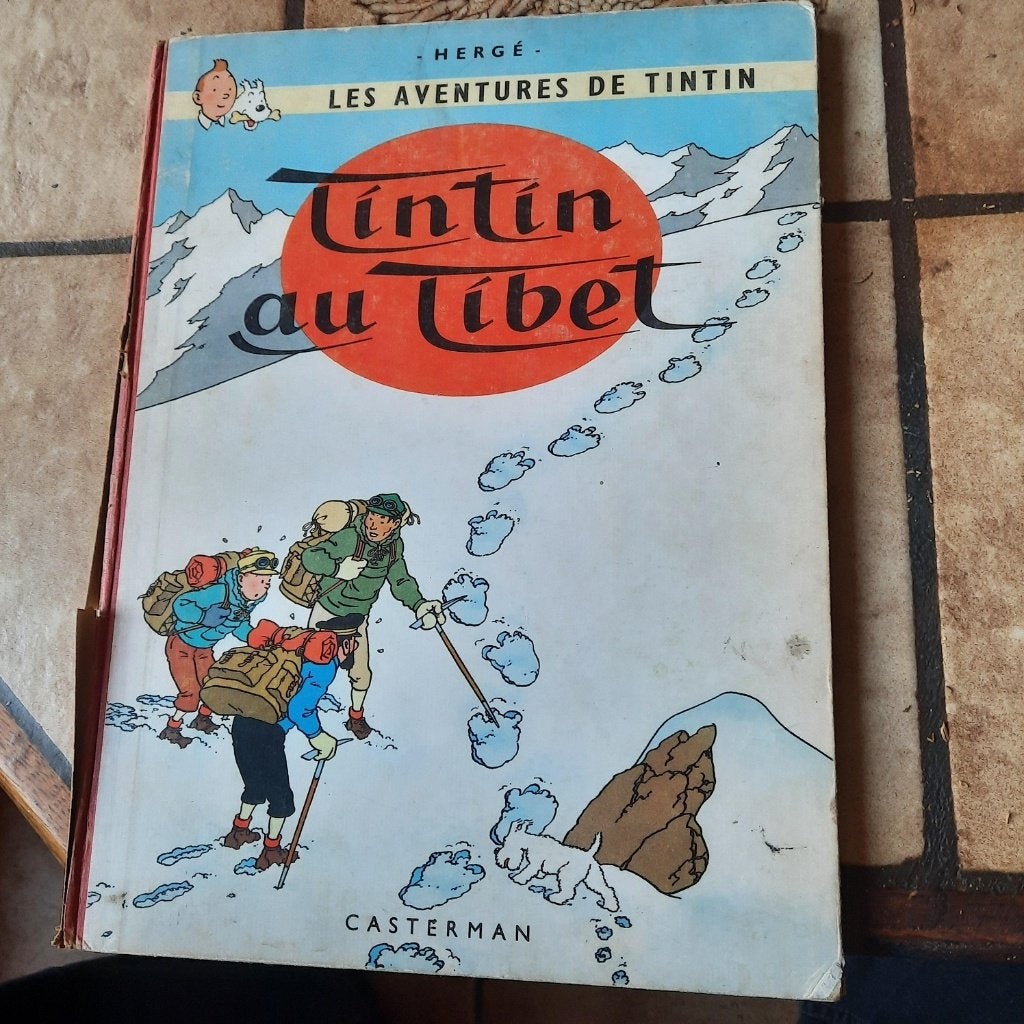 Tin Tin (Kuifje) albums uit de jaren 50, Boeken, Meerdere stripboeken, Hergé, Ophalen, Gelezen
