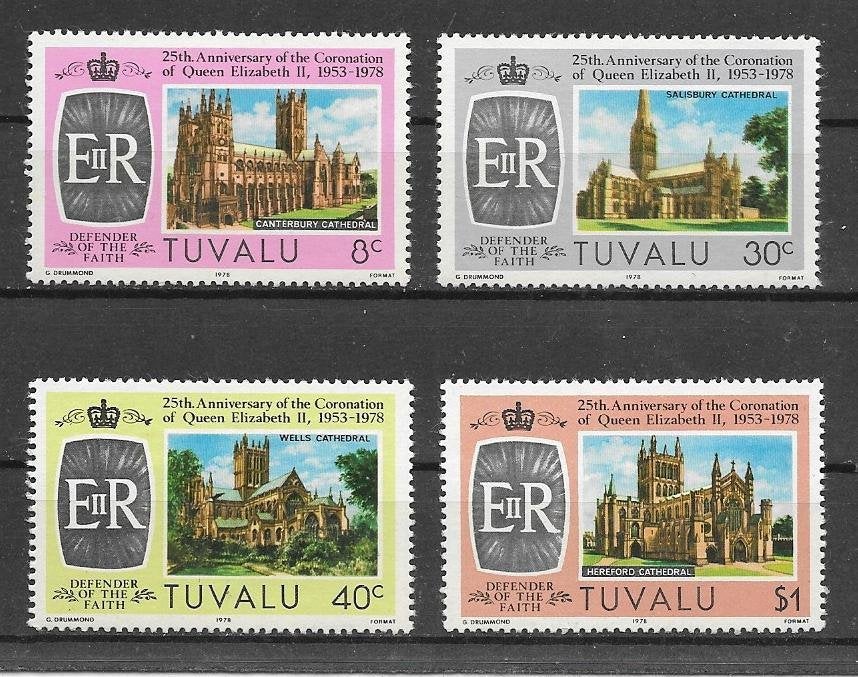 Tuvalu 1978  Kroning, Verzenden, Postfris