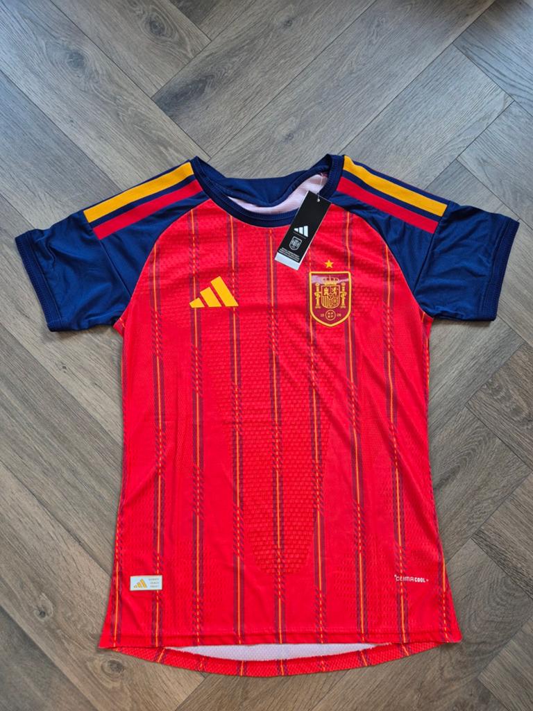 WK 26' playersversie shirt Spanje, Verzenden, Nieuw, Overige maten, Voetbal