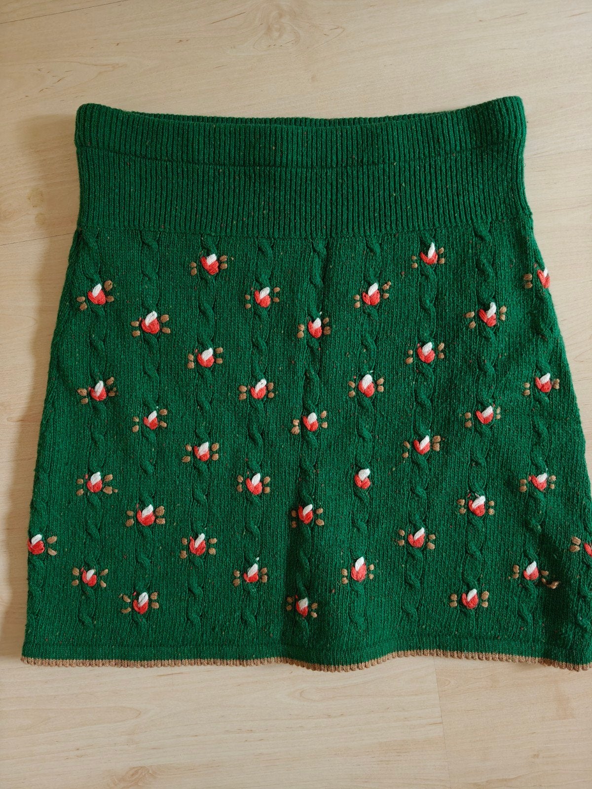 Groene King Louie rok maat M, Maat 38/40 (M), Ophalen of Verzenden, Zo goed als nieuw, Knielengte
