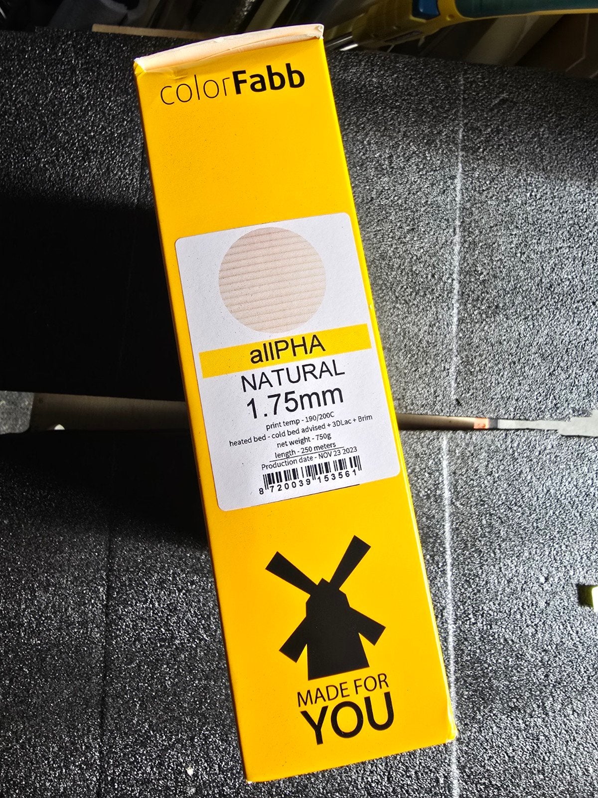 ColorFabb allPHA Natural 1.75mm 3D Printer Filament, Computers en Software, Ophalen of Verzenden, Nieuw, Filament, ColorFabb