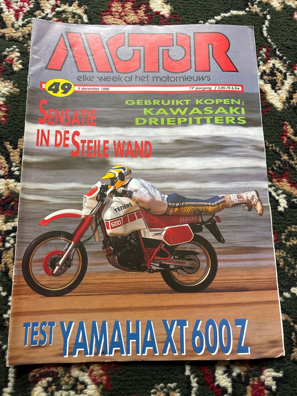 Motor Magazine 1986 - Test Yamaha XT 600 Z, Boeken, Motoren, Gelezen, Algemeen, Ophalen of Verzenden