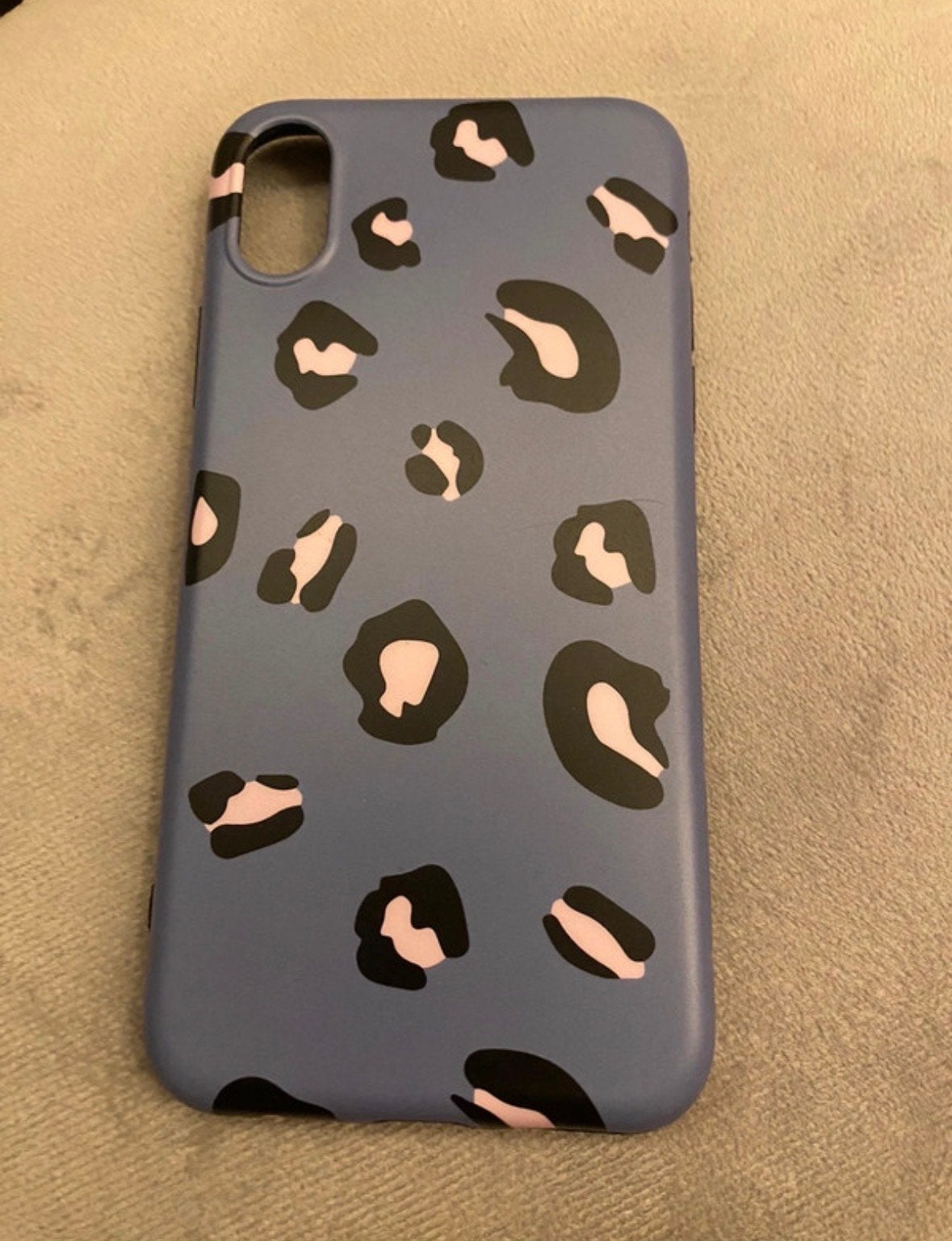 Gloednieuw iPhone XS hoesje met luipaardprint, Telecommunicatie, Nieuw, Ophalen of Verzenden, Meerkleurig, Hoesje of Tasje