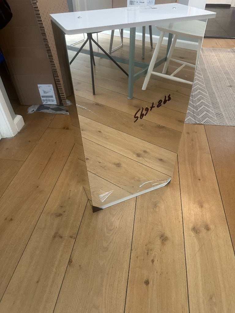 Gebarsten Spiegelkast met LED-verlichting & Stekker - 40cm, Huis en Inrichting, Ophalen, Minder dan 50 cm, Spiegelkast, Nieuw
