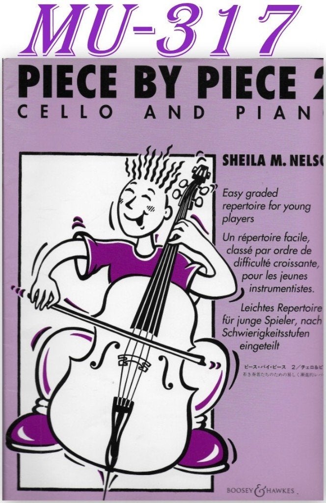 MU317 Bladmuziek Piece by Piece Cello en Piano, Ophalen of Verzenden, Zo goed als nieuw, Artiest of Componist, Piano