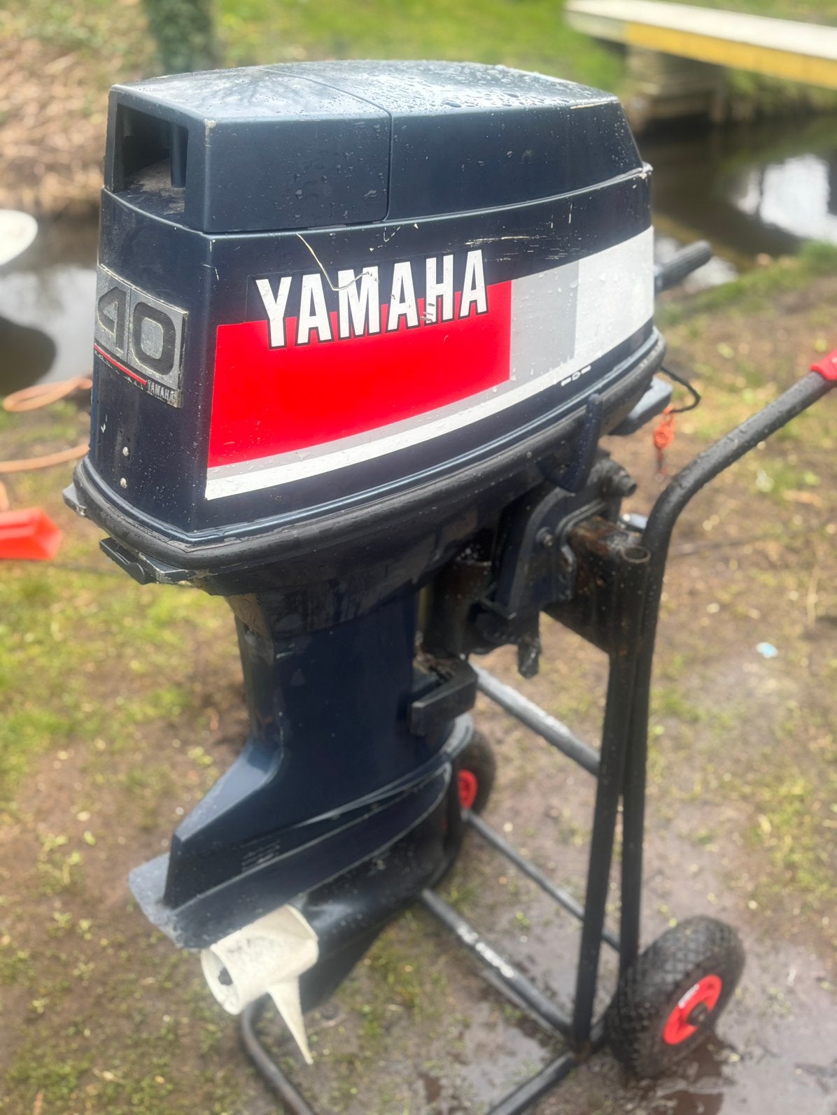 Yamaha 40pk 2takt kortstaart., Ophalen, Gebruikt, 30 pk of meer, Buitenboordmotor