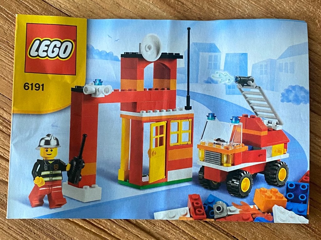 LEGO - 6191 - Fire Fighter Building Set, Compleet, Gebruikt, Overige thema's, Lego