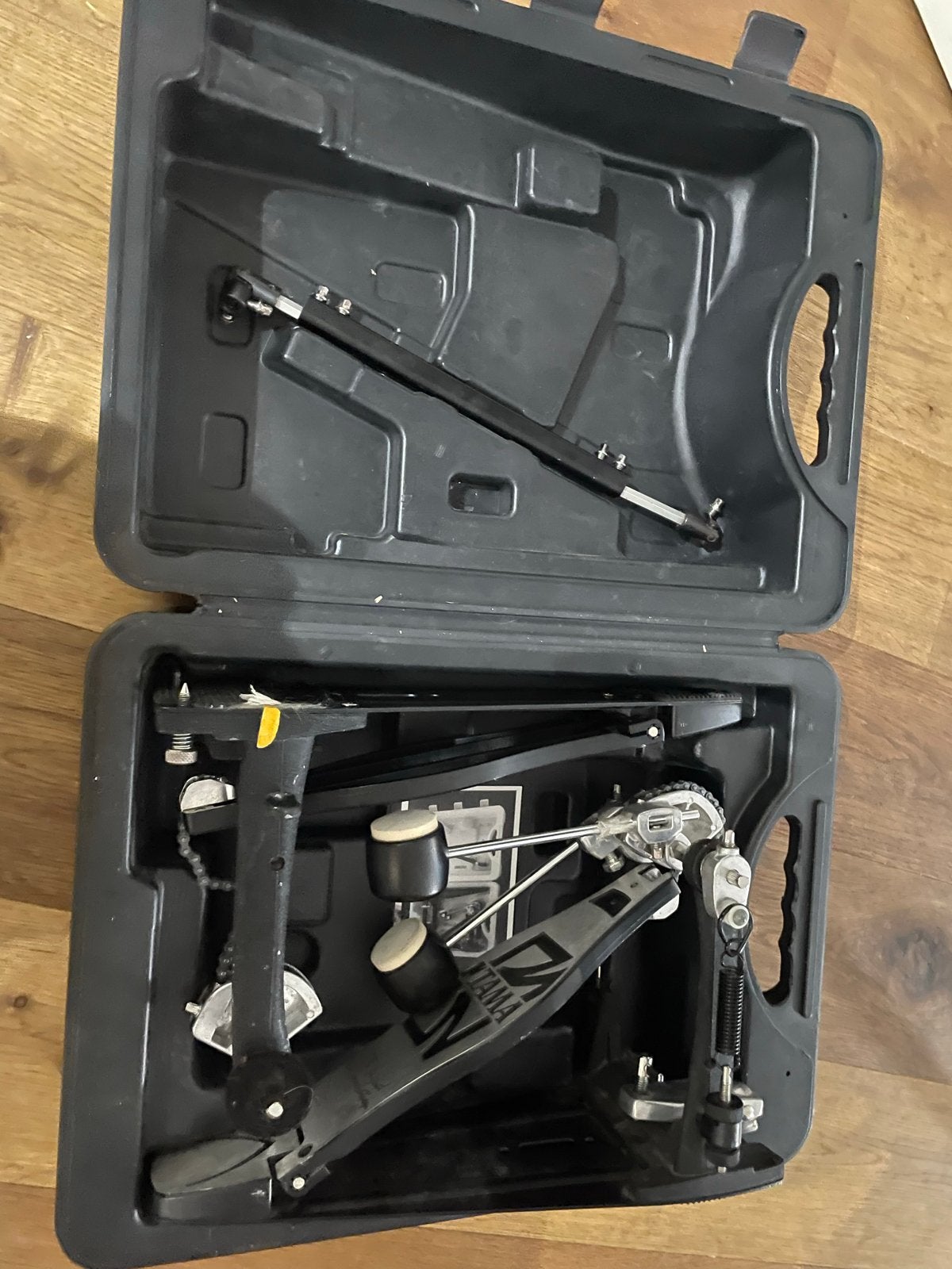 Tama Iron Cobra dubbel pedaal met licht gebogen as, Ophalen, Gebruikt, Tama