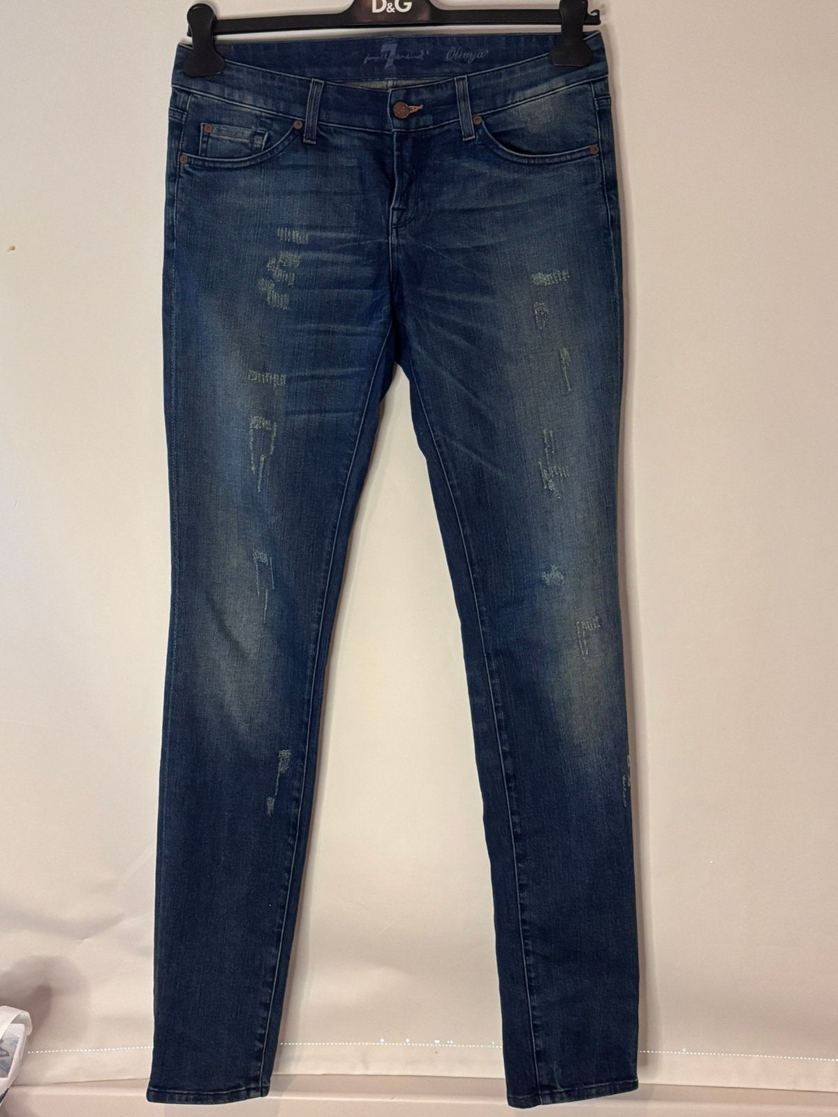 7 for all mankind jeans met oude look maat 30, Blauw, ., Ophalen of Verzenden, Zo goed als nieuw