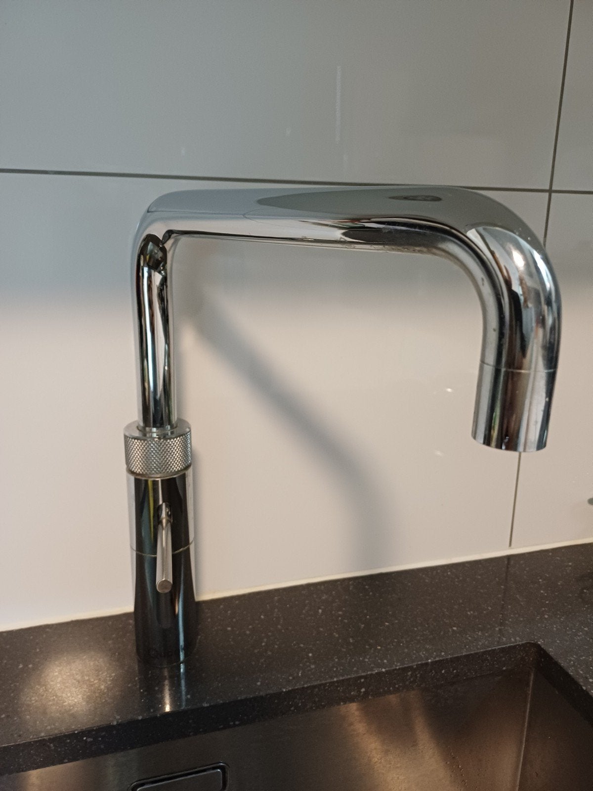 Quooker kraan compleet met boilier.kraan defect., Huis en Inrichting, Ophalen, Overige typen, Zilver, Zo goed als nieuw