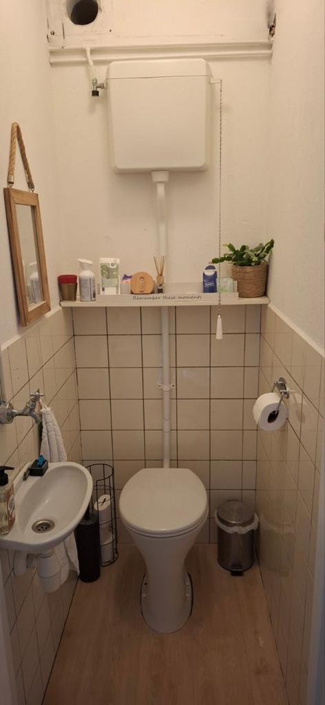 Staand toilet met stortbak, Doe-het-zelf en Verbouw, Ophalen, Gebruikt, Toilet
