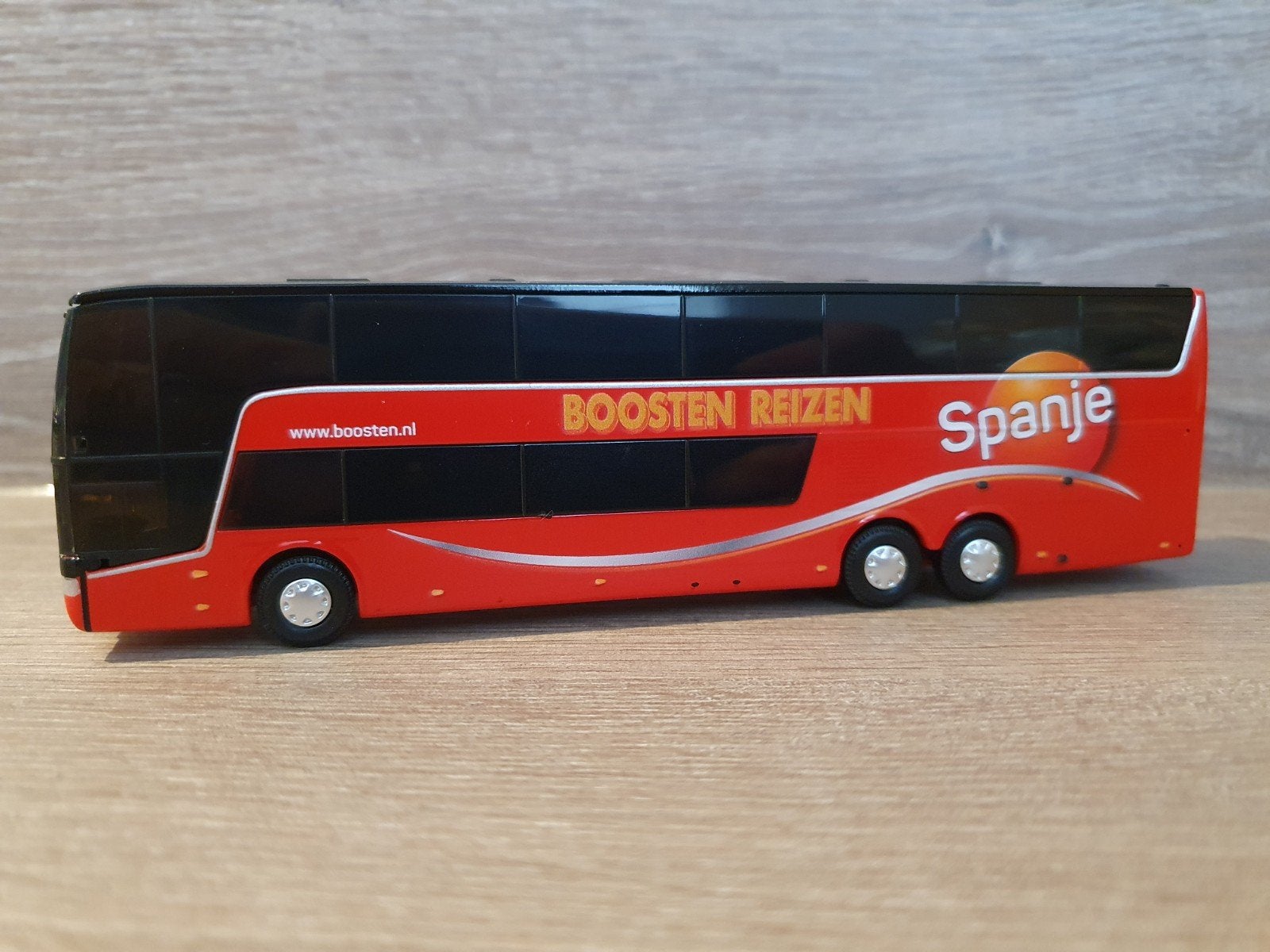 Holland Oto Van Hool Astromega Boosten Reizen 1:87, Hobby en Vrije tijd, Modelauto's | 1:87, Ophalen of Verzenden, Nieuw, Bus of Vrachtwagen