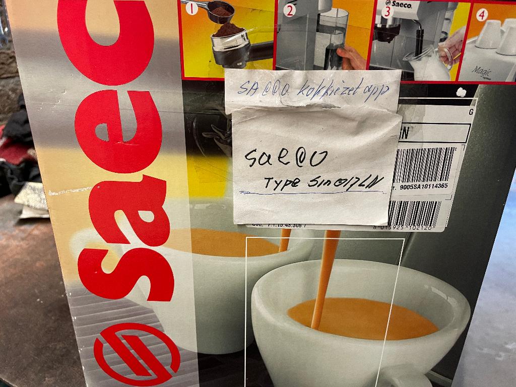 KOFFIE AUTOMAAT SAECO NIEUW IN DOOS, Witgoed en Apparatuur, Koffiezetapparaten, Gemalen koffie, Ophalen of Verzenden, 2 tot 4 kopjes
