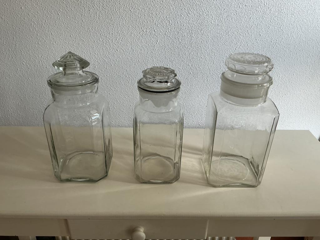 Glazen stopflessen.  Gratis, Ophalen of Verzenden, Zo goed als nieuw