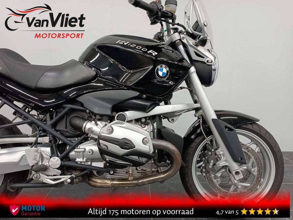 Zeer Mooie Bmw R1200R Zwart 2008 R 1200 R Zie Foto's.!, Motoren, 2 cilinders, Bedrijf, Toermotor, Onbekend