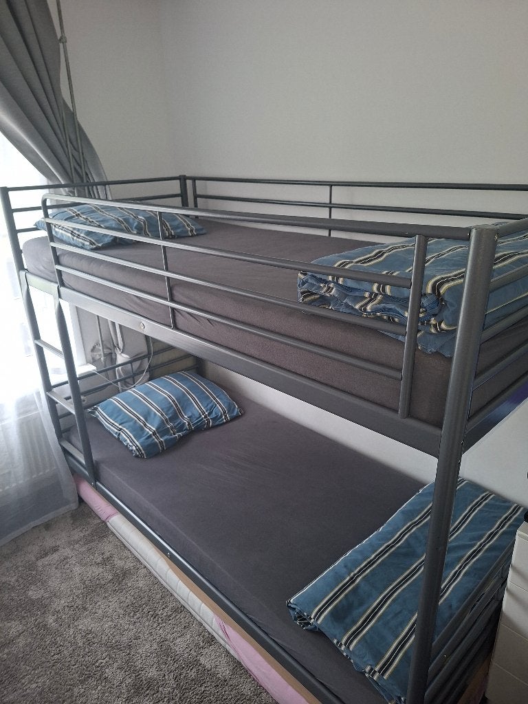 Stapelbed, 90 cm, 160 tot 180 cm, Tweepersoons, Ophalen of Verzenden