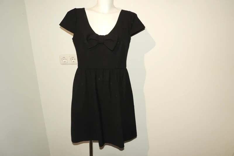 Red Valentino chique jurk strik op de voorkant feestdagenI46