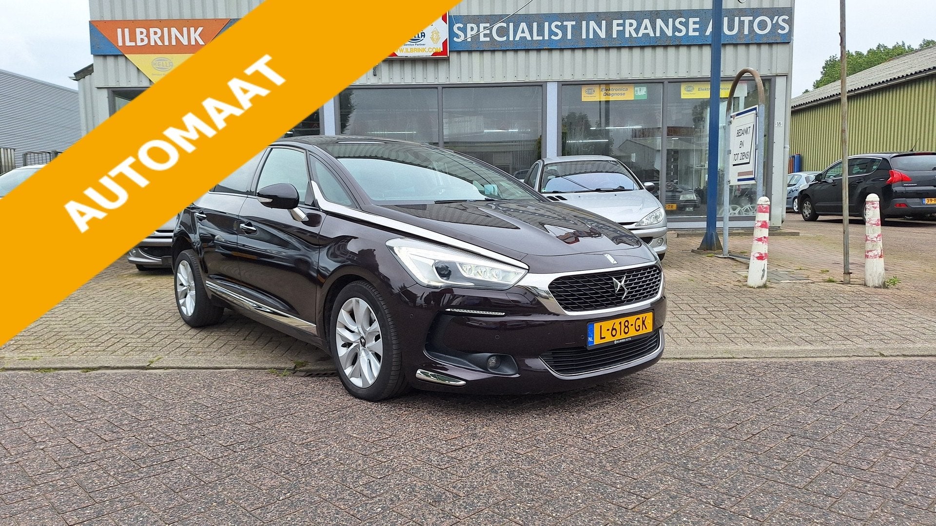 DS Ds 5 1.6THP Automaat Navi/Pano/Climate/Leer/Trekhaak, Auto's, DS, Automaat, Gebruikt, 1404 kg, Leder
