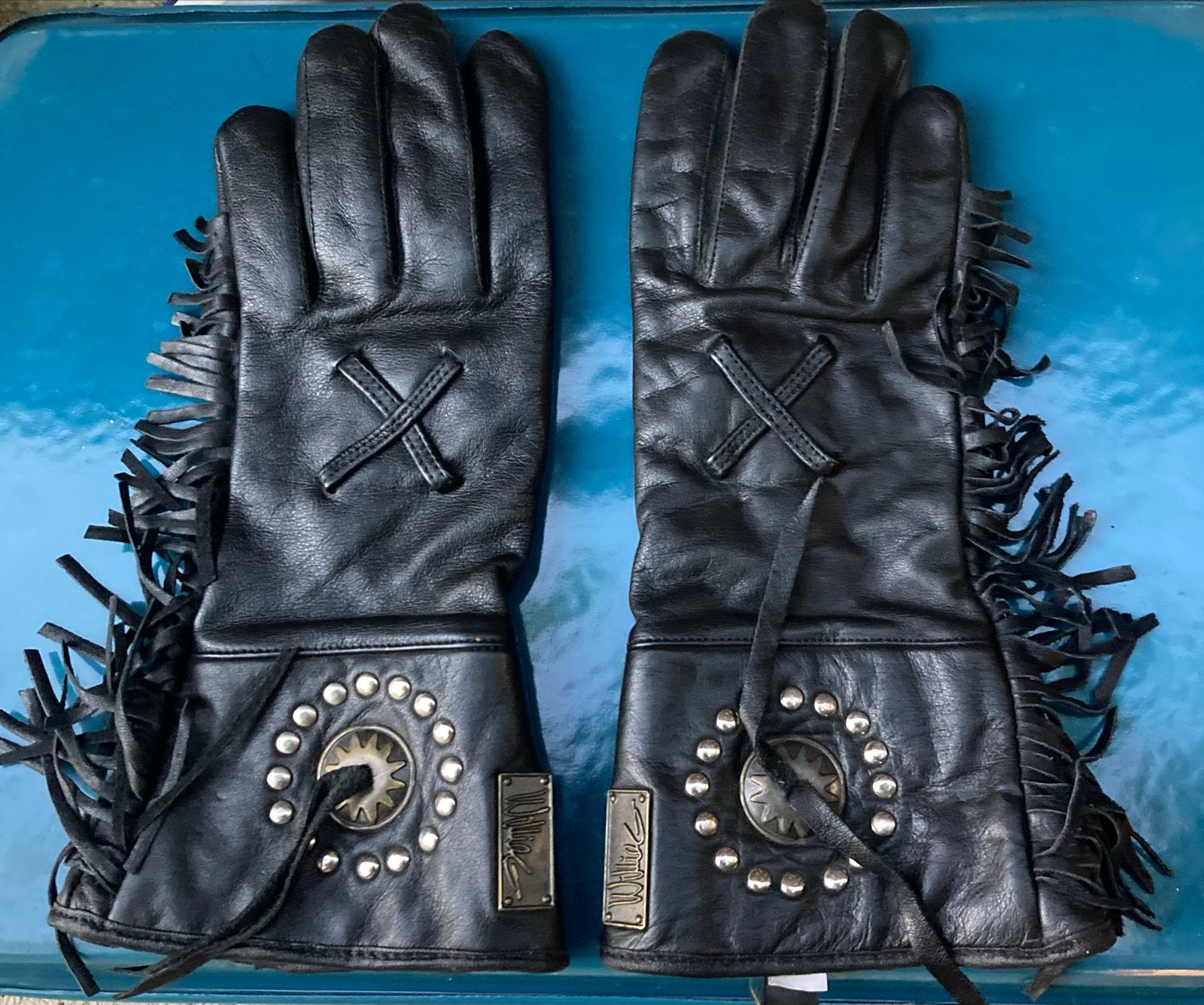 Willie G. Motorhandschoenen XL Dames - Linedance Country, Ophalen of Verzenden, Tweedehands, Dames, Handschoenen