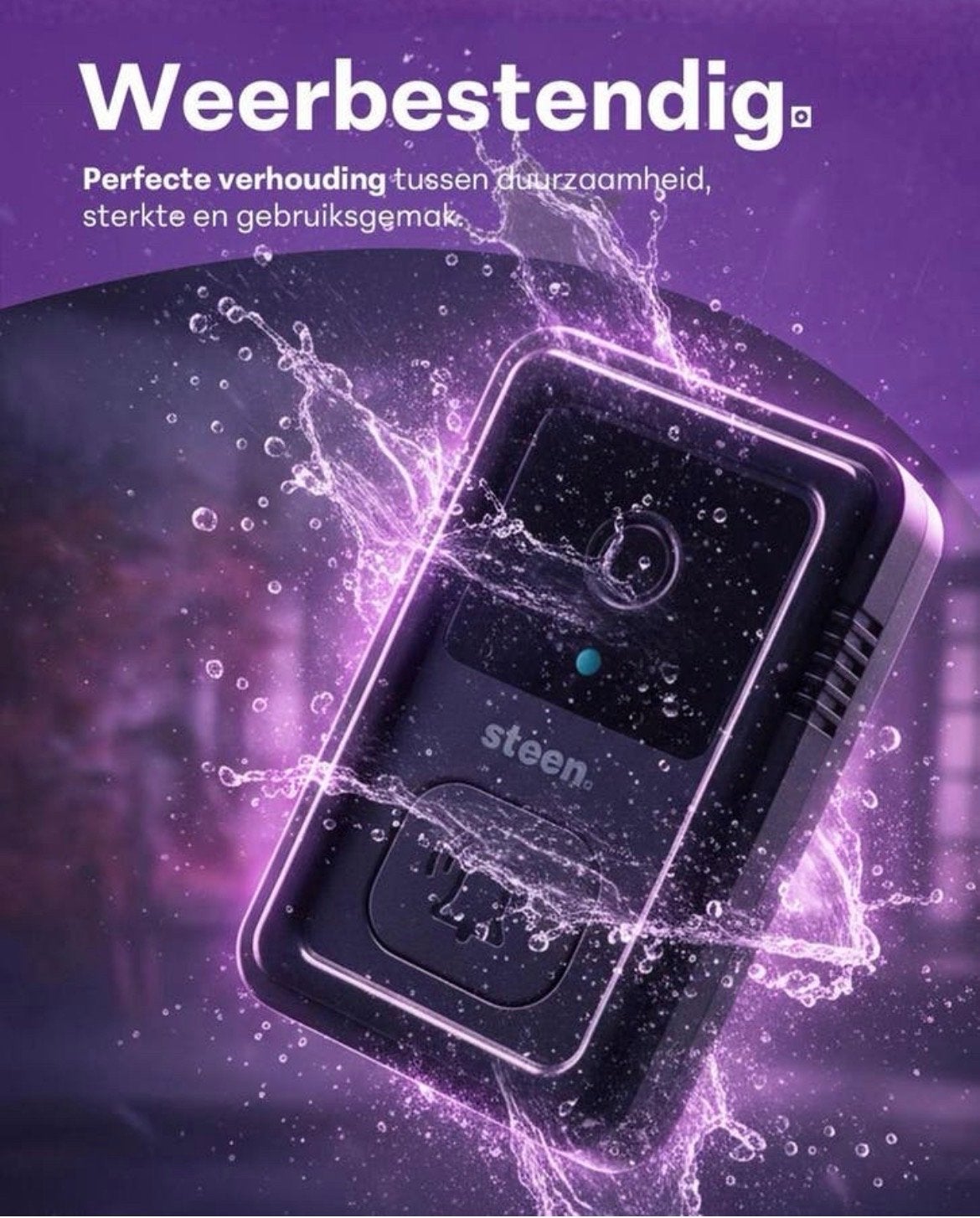 Slimme Video Deurbel met Camera & WiFi, Bewegingsdetectiesensor, Verzenden, Draadloos, Nieuw