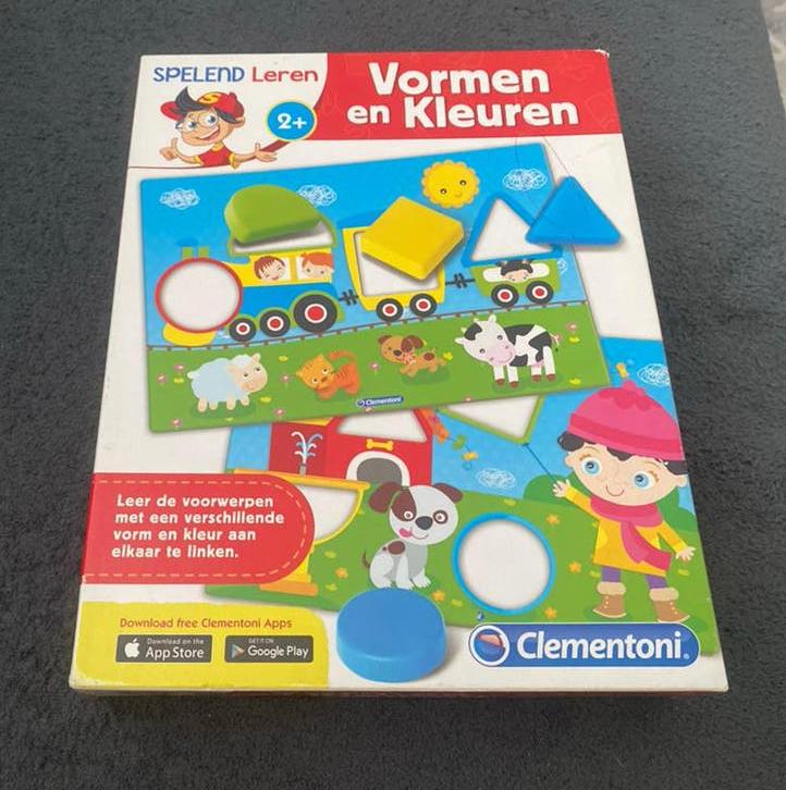 Clementoni Spelend Leren: Vormen en Kleuren (2+), Ophalen of Verzenden, Zo goed als nieuw, Puzzelen