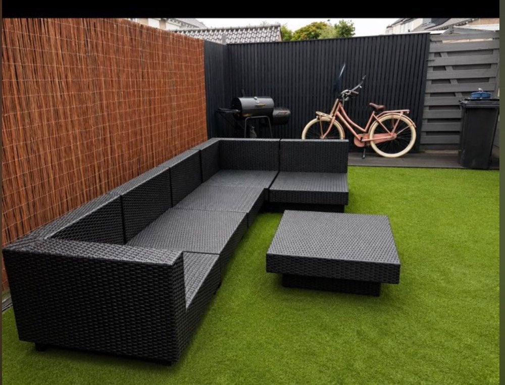 Loungeset, Tuin en Terras, Tuinsets en Loungesets, Ophalen, Zo goed als nieuw, Kunststof