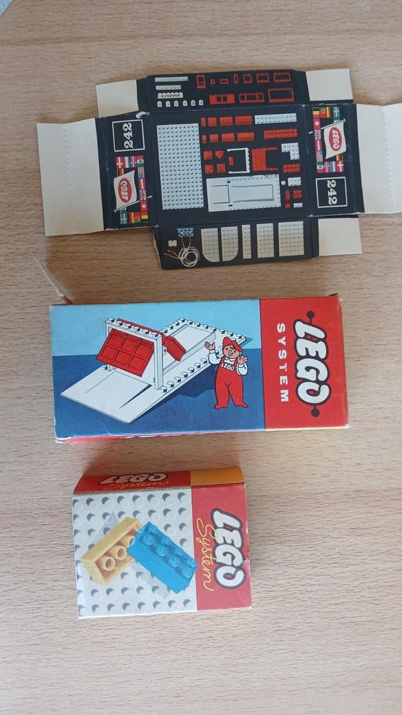 Vintage Lego System doosjes - Zeldzaam verzamelobject, Kinderen en Baby's, Speelgoed | Duplo en Lego, Gebruikt, Overige thema's