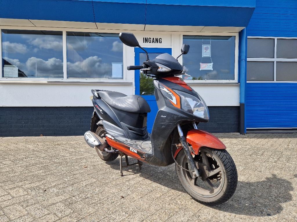 KOOPJE: Sym Jet 4takt bromscooter met geel kenteken JET 4, Ophalen, Gebruikt, Overige modellen, Maximaal 45 km/u