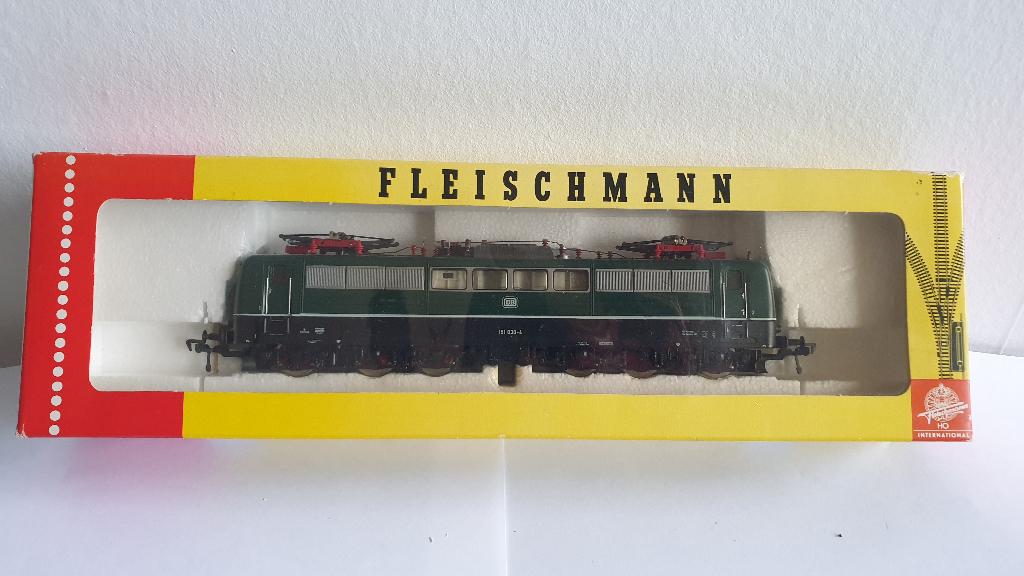 Fleischmann 4380 elektrische locomotief originele verpakking, Fleischmann, Nieuw, Ophalen of Verzenden, Gelijkstroom