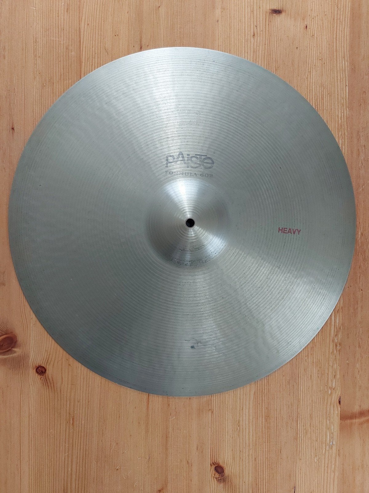 20" Paiste Formula 602 Heavy., Ophalen of Verzenden, Gebruikt, Overige merken