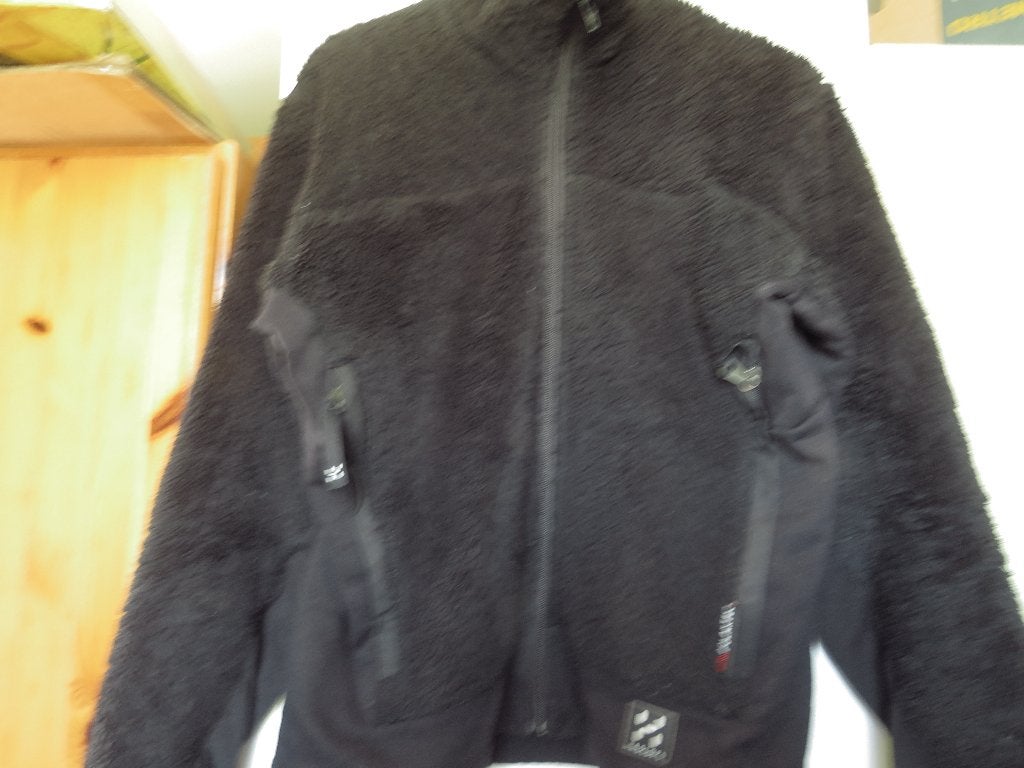zwarte polar fleece jas mt 40 van Haglöfs, Maat 38/40 (M), Zwart, Ophalen of Verzenden, Gedragen