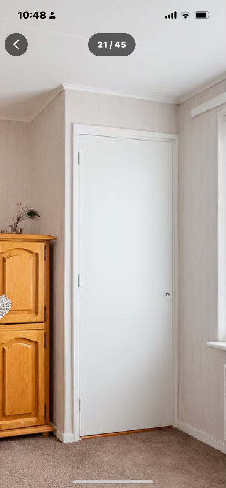 3x Kozijn en binnendeur met sleutelslot (oude kast), Ophalen, Gebruikt, Minder dan 80 cm, Binnendeur